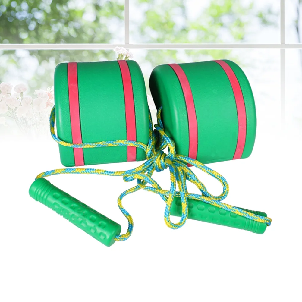 2 stks/set Springen Stelten Lopen Stelt Springen Outdoor Fun Sport Speelgoed voor Kinderen Kinderen (Groen) kinderen speelgoed outdoor speelgoed