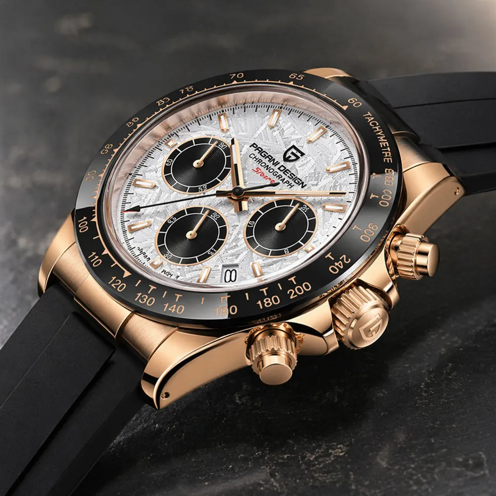 PAGANI DESIGN 2026 Nouvelle Montre Homme VK63 Chronographe Montre à Quartz de Marque Haut de Gamme Verre Saphir Étanche 40mm Montres Homme Cadeau