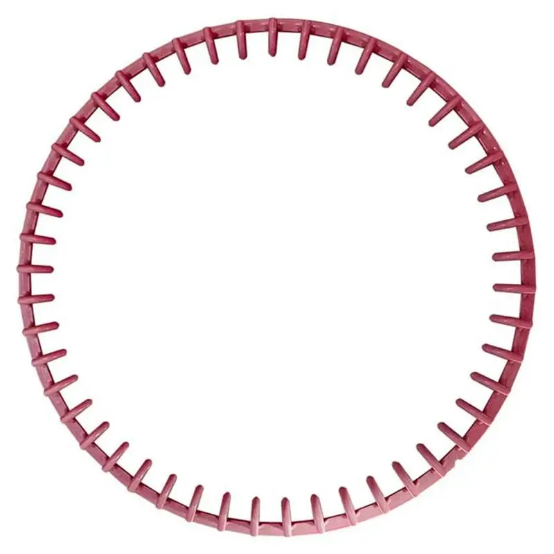 J1UL1N 2 Piece Top Ring Replacement Parts As Shown For 48 Needle Knitting Machine Accessories Pink Needle Sleeve Circle
