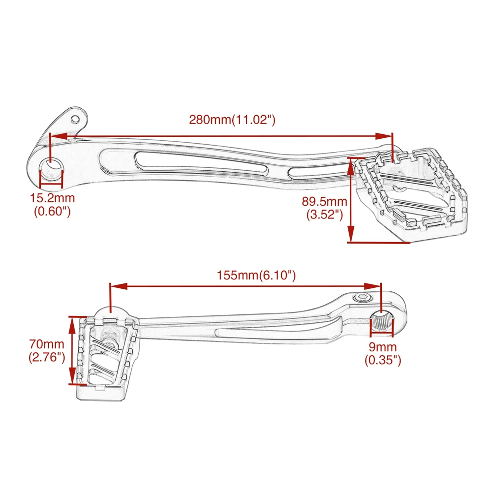 مكافحة الشغب MX الفرامل رافعة الذراع الوتد دواسة عدة رافعة تحول شيفتر الوتد ل هارلي سوفتيل منخفضة رايدر S شارع فات بوب FXBB FXLR FXST 18-23