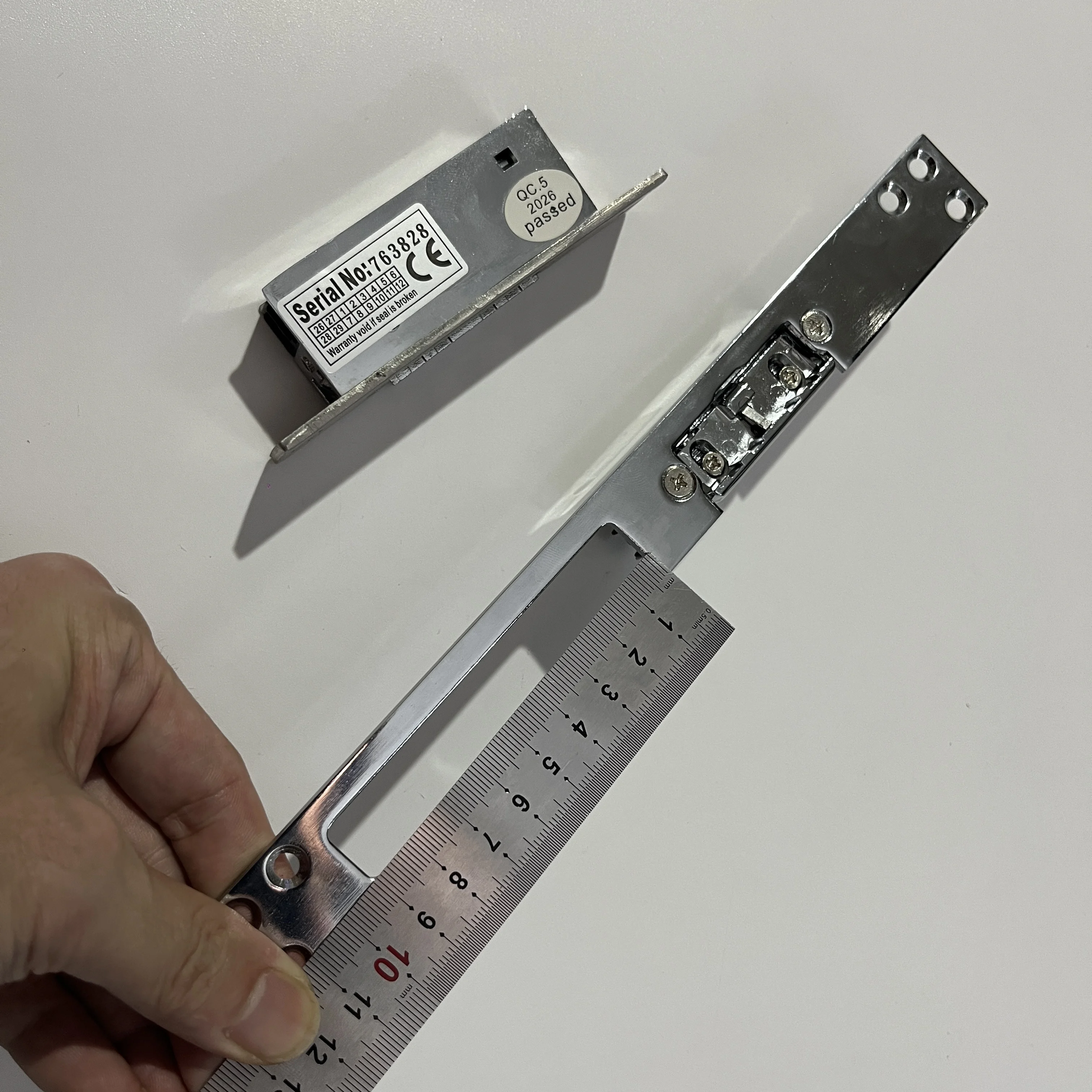 DC12V Stainless Steel Sturdiness Narrow Frame Fail Secure standard Electric Strike Lock electronic door lock Fail-Secure NO Lock