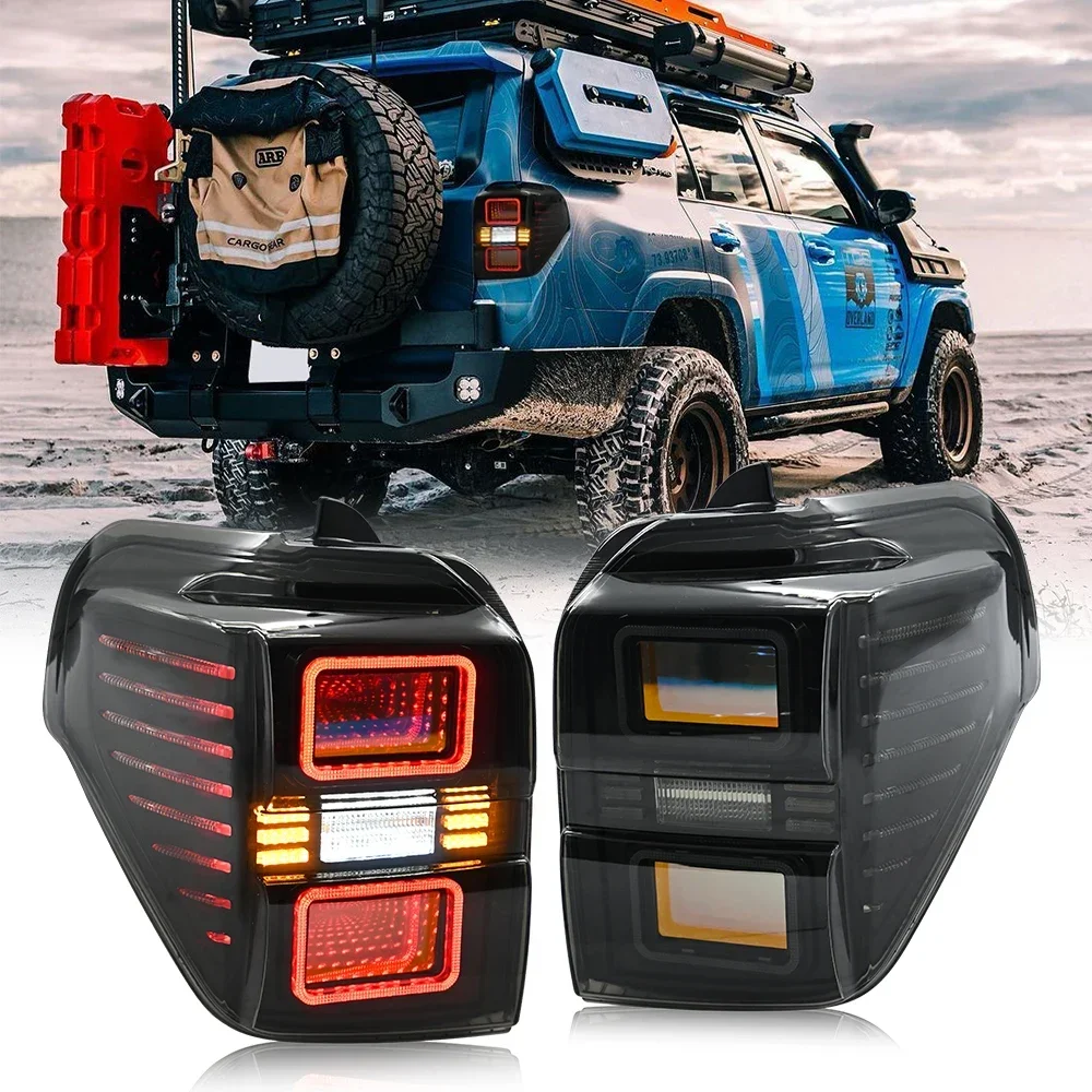 

LED Tail Lights For 2010-2020 Toyota 4Runner Raptor Style Taillight Car Accessories Start-up Animation Sequential Breathing