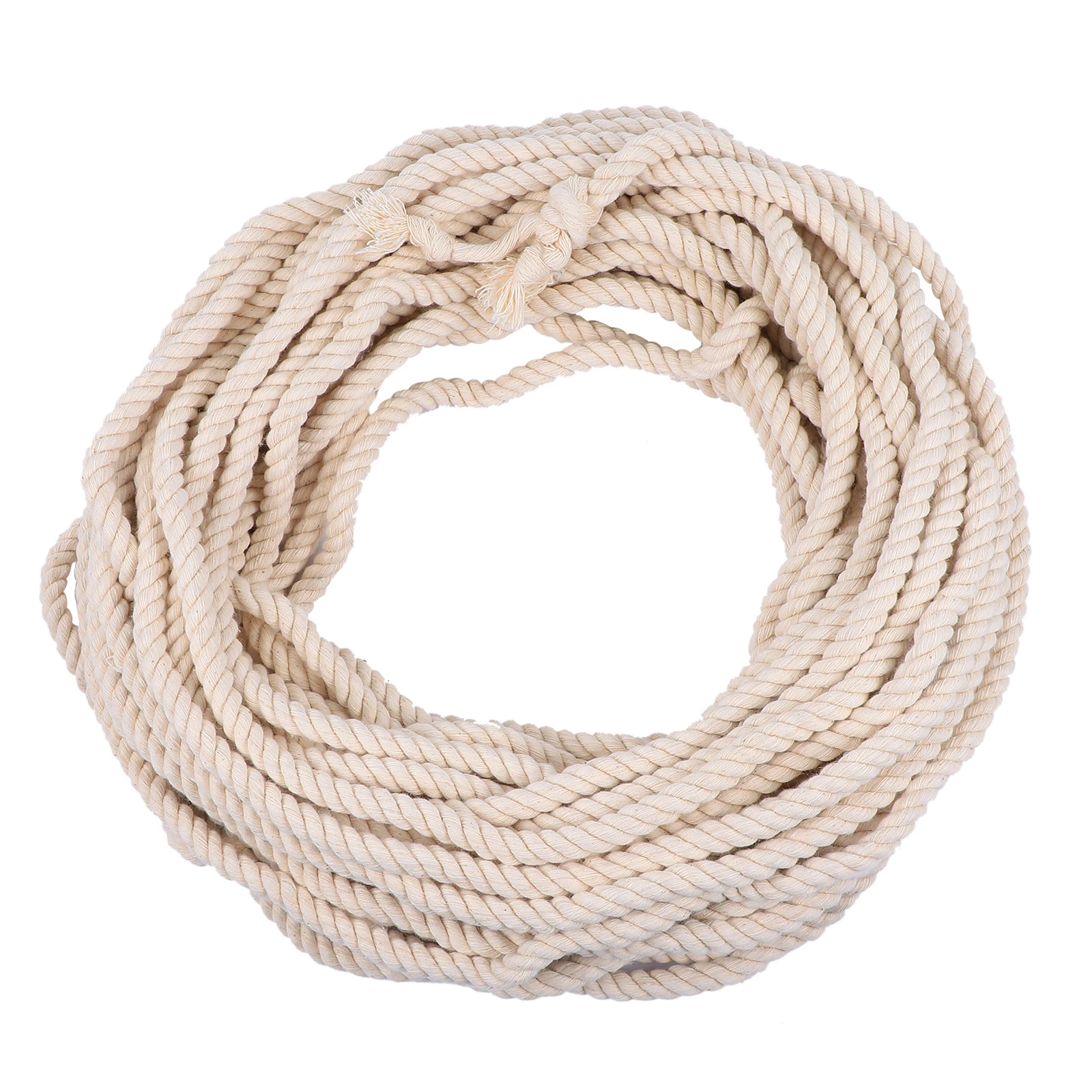 

Triple Strand Cotton Rope Thickened Durable Macrame Cord DIY Craft Rope Floral Weddings Gift Wrapping Ribbon Bow Making