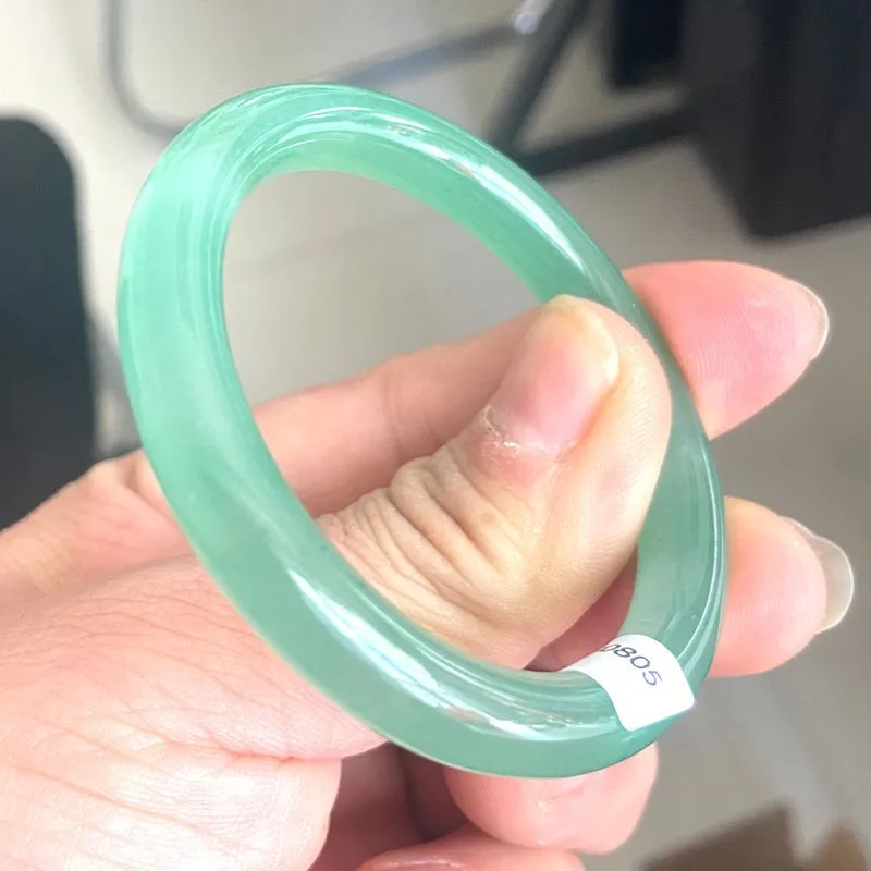 AAA Certified Grade A Green jade 50mm Natural Jade jadeite Bangle Bracelet