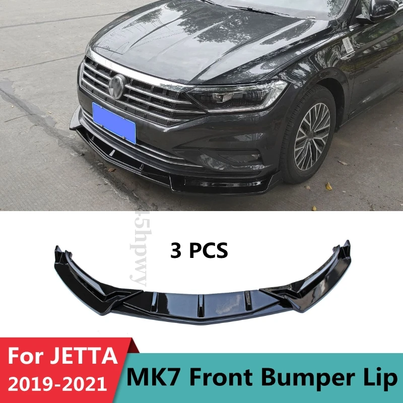 

Front Bumper Lip Splitter Lip Chin Bumper Diffuser Spoiler Splitters Body Kit For VW JETTA MK7 2019 2020 2021