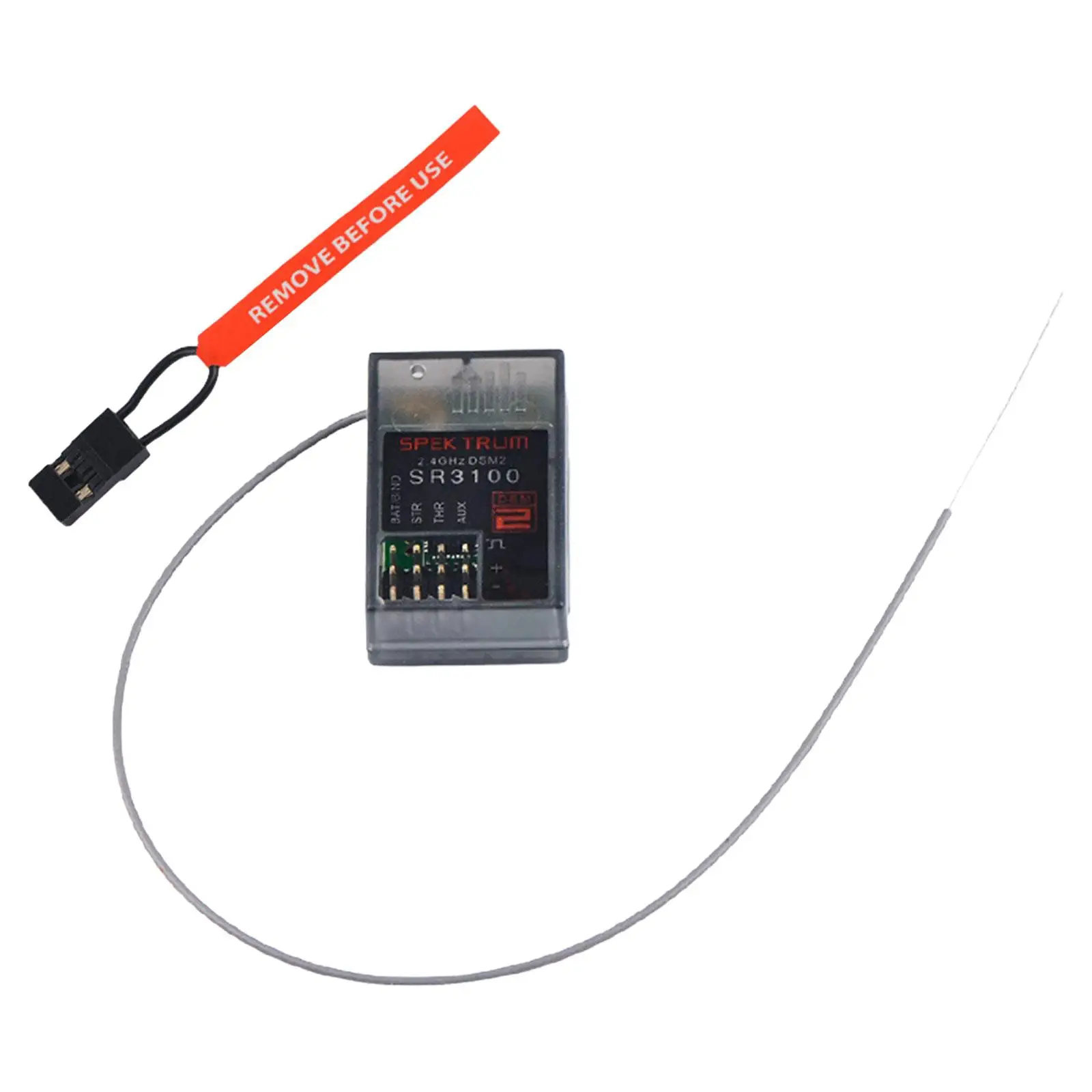 

SR3100 3 Channel Surface DSM2 Receiver Durable Easy to Install Small Voltage Range 3.5V-9.6V for RC Car Boat Hobby Vehicle Parts