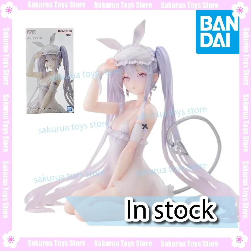 

В наличии, натуральная Bandai ESPRESTO Eve, одежда для сна, пейзажные фигурки с кроличьими ушками, настоящая коллекция кукол, подарки