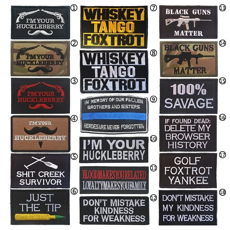 Bag Badge English 100% SAVAGE Personality Armband Tactical Morale Badge Cap Clothing Backpack Hook and Loop Patches for Clothing