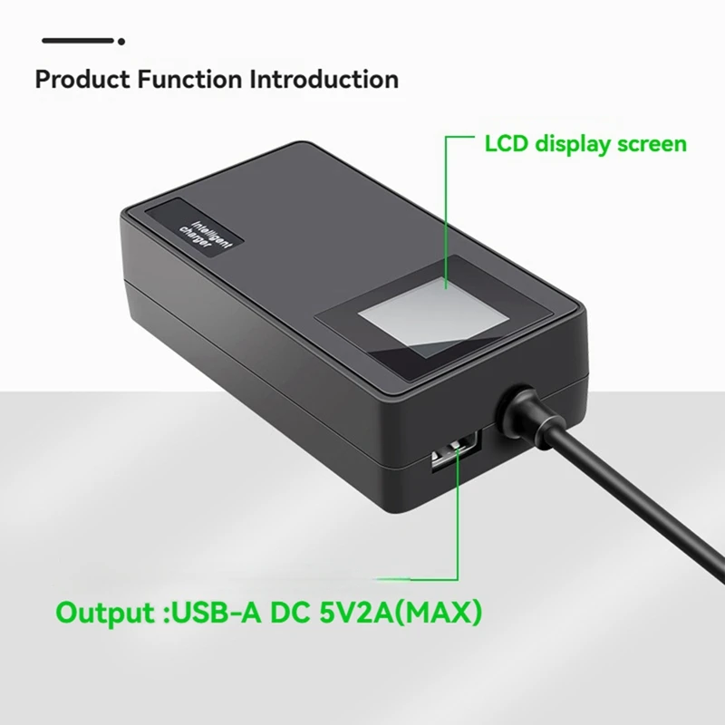 Car Charger for AIR 3/3S Battery Remote Control Vehicle Charger Hub Portable Intelligent Charger with LED Display [Life diary]