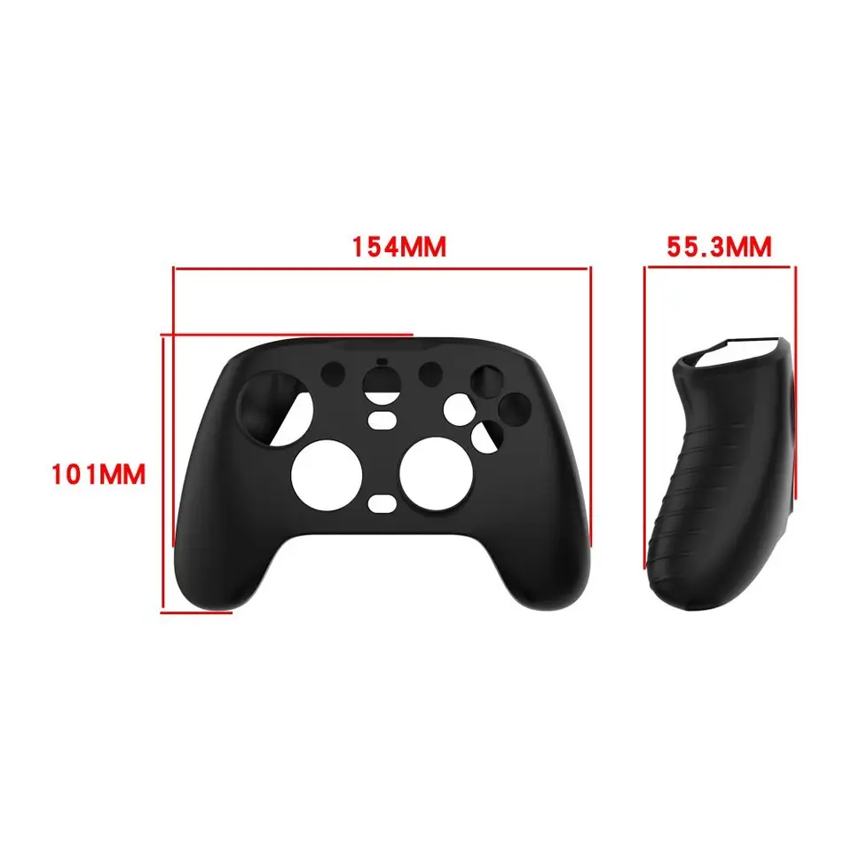 Funda de silicona para control de juegos, a prueba de golpes y antideslizante, cubierta protectora para consola, resistente a rayones y al polvo para Gamesir G7 Pro/G7 SE 6