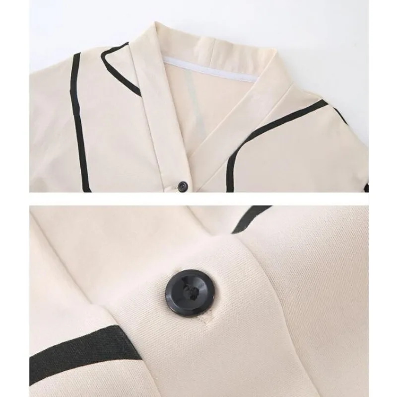 2023 New Pure Cotton Pajamas Women's Spring Autumn Cute Cotton Loungewear Cardigan Long Sleeved V-neck Stripe Loose Homewear