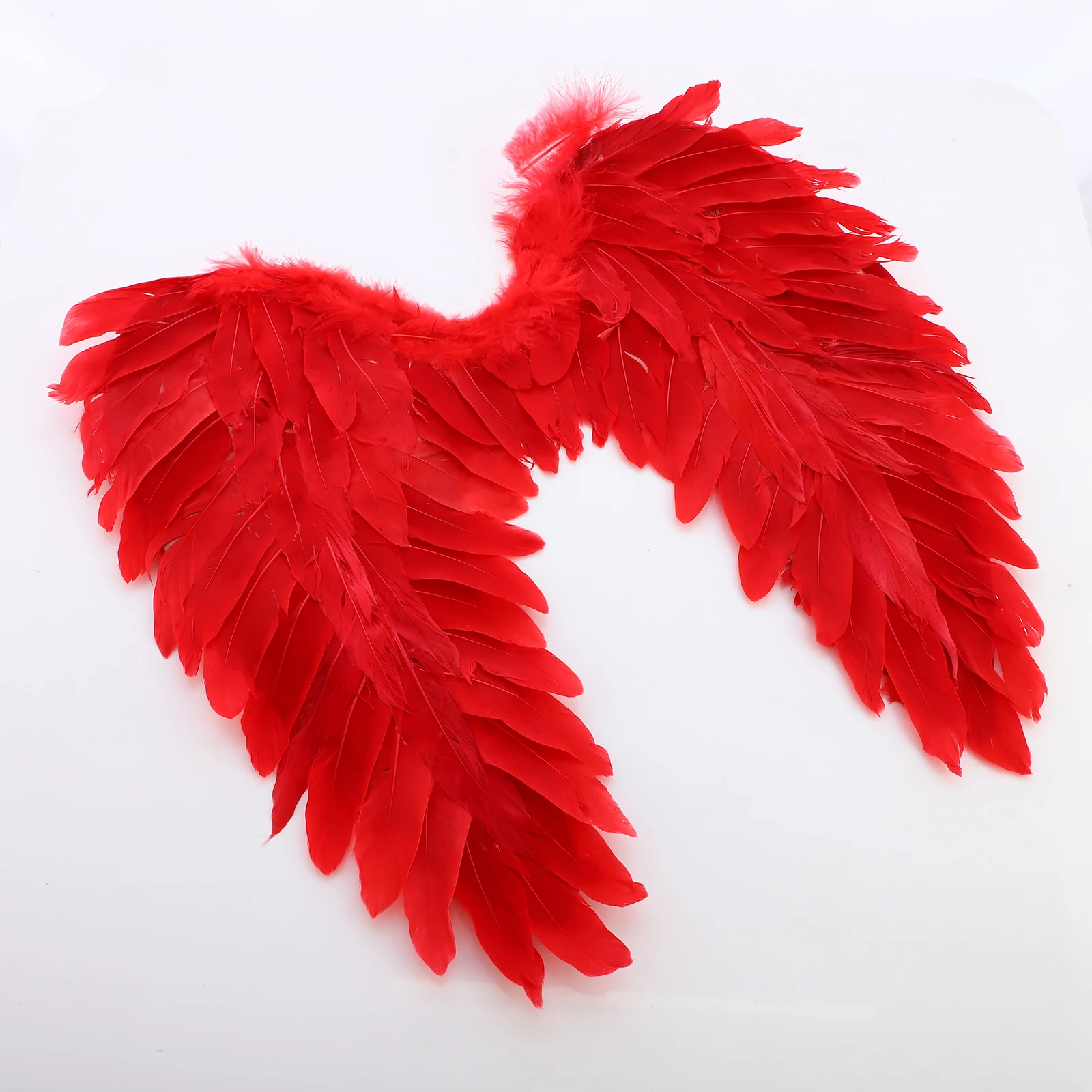 Weiß/Schwarz Kinder Erwachsene Engel Flügel Echte Feder Fee Flügel Dance Party Weihnachten Maskerade Karneval Cosplay Kostüm Zubehör – Detail 23