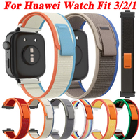 Trail Loop Band For Huawei Watch Fit 3 2 1 Strap Nylon Bracelet Sport Watchband For Huawei Watch Fit3 Smartwatch Elastic Correas