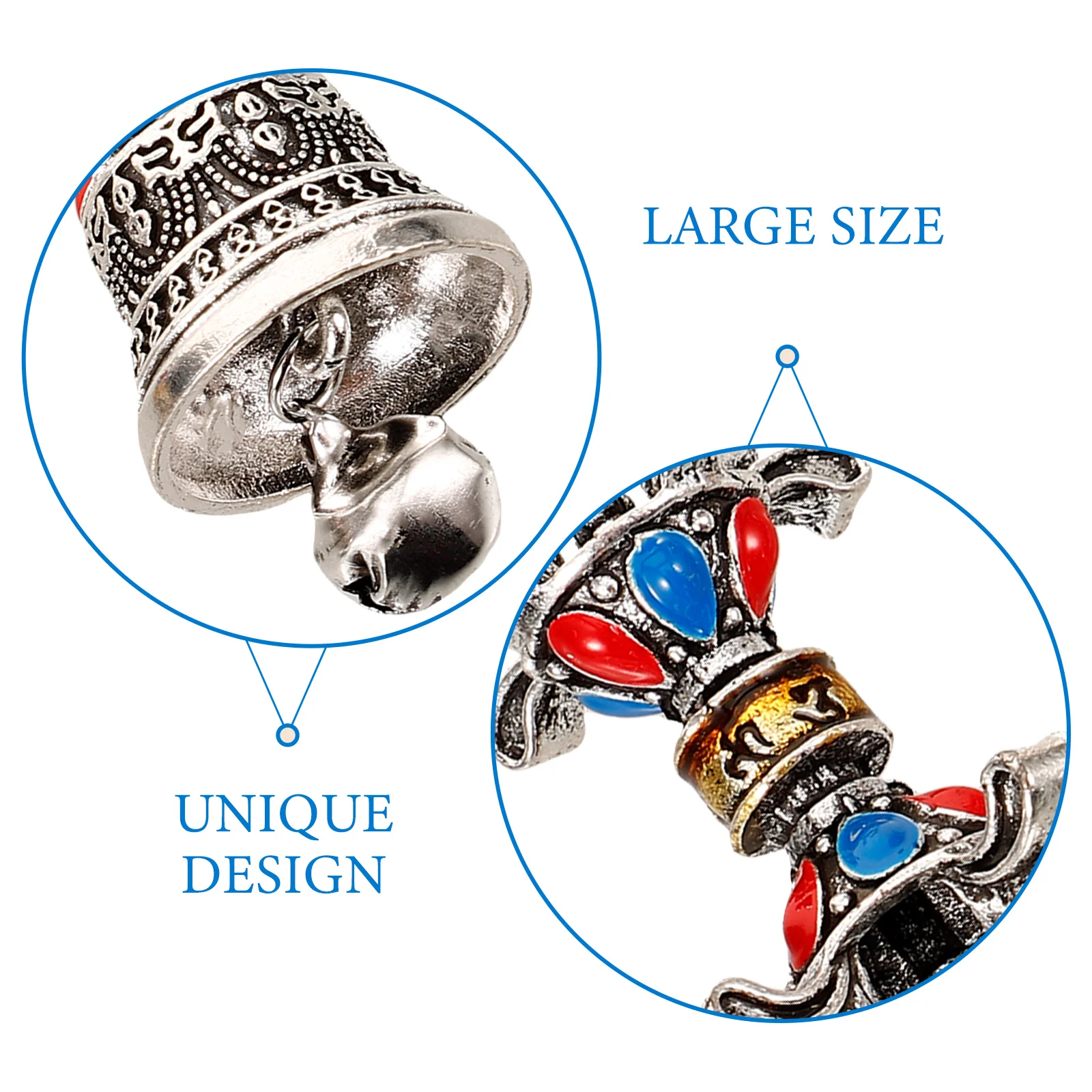 

1 set Vajra Pendant DIY Jewelry Making Charms Metal Pestle Decor Decorative Vajra Ornament Ornament Craft Accessories
