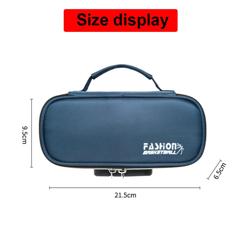 Portable Password lock pencil case Boy Canvas Pencil bag large capacity pencil cases bag kids pen case gifts Student stationery