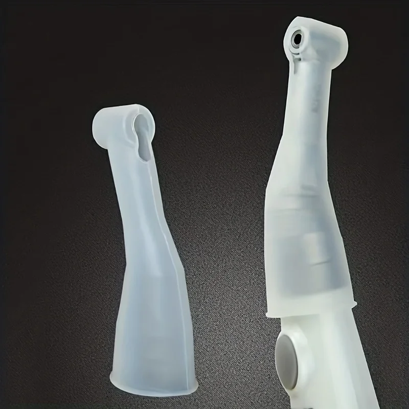 

1/3Pcs Transparent Silicone Protective Sleeve Dental Handpiece Suitable Angled Motors Insulation Sleeve Machine Expander Heads