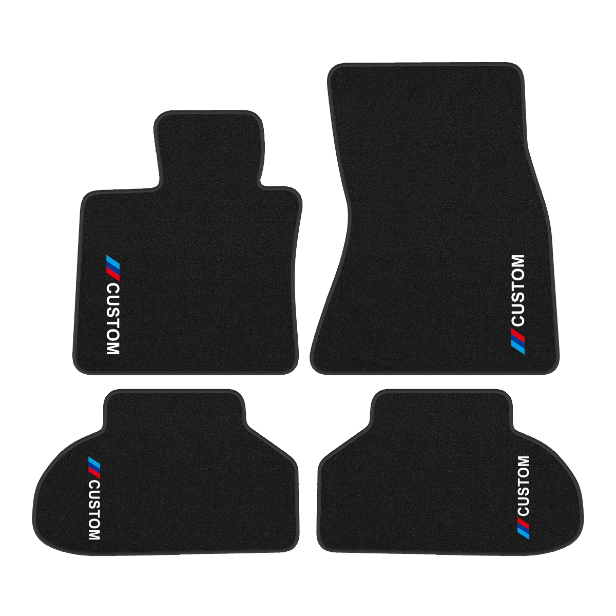 For BMW X6 II (F16) 2014-2019 luxury Carpet Velour Car Mats 4-Piece Floor Mats with