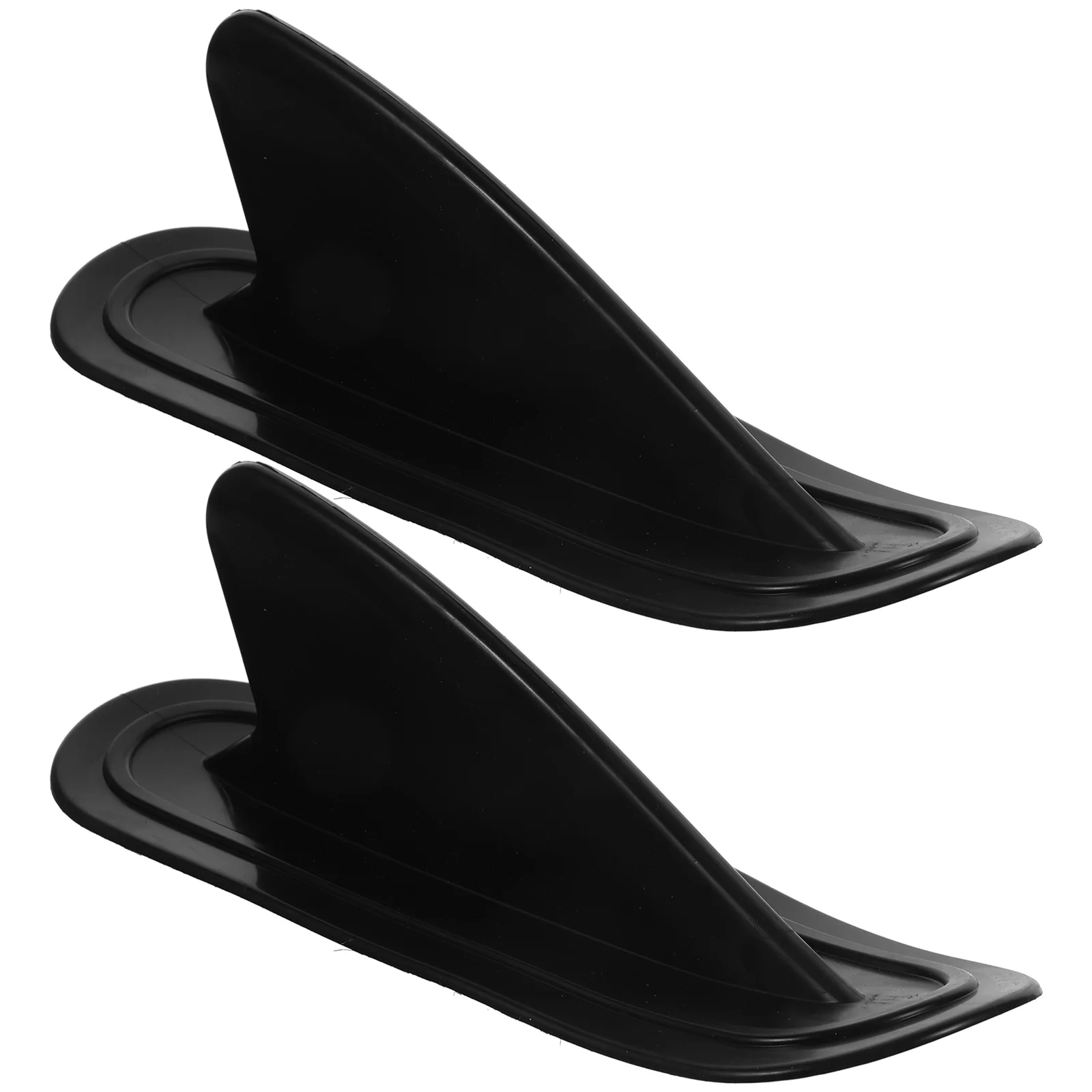2Pcs Shark-fin Splitter for Surfboards with PVC Material Stability Direction Control Tail Rudder Marine Accessories