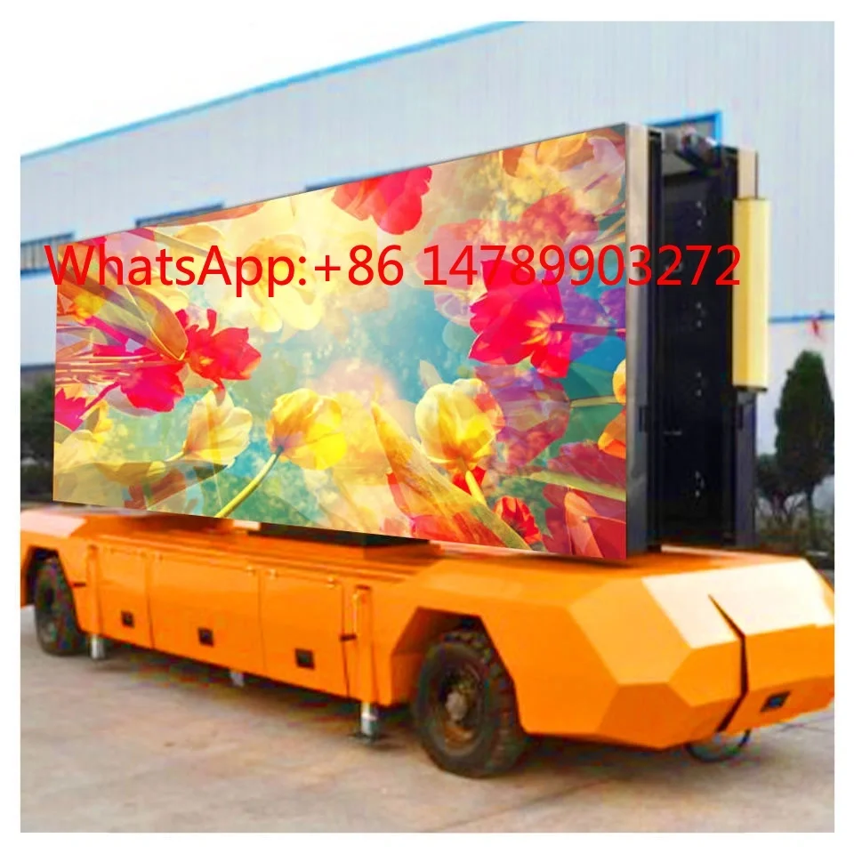 

P5-P10 IP65 Waterproof LED Screen Mobile Full Color Outdoor Rental Advertising Display