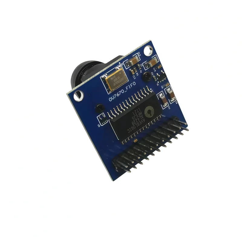 With an advanced-first-out OV7670 camera module and 30w pixel capacity, driven by STM32 microcontroller.