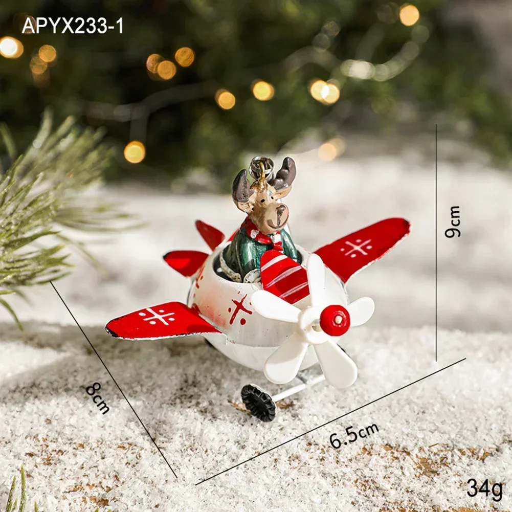 Christmas Claus Airplane Hanging Xmas Tree Pendant Ornaments Merry Christmas Decorations For Home Xmas Party 2025 New Year Decor