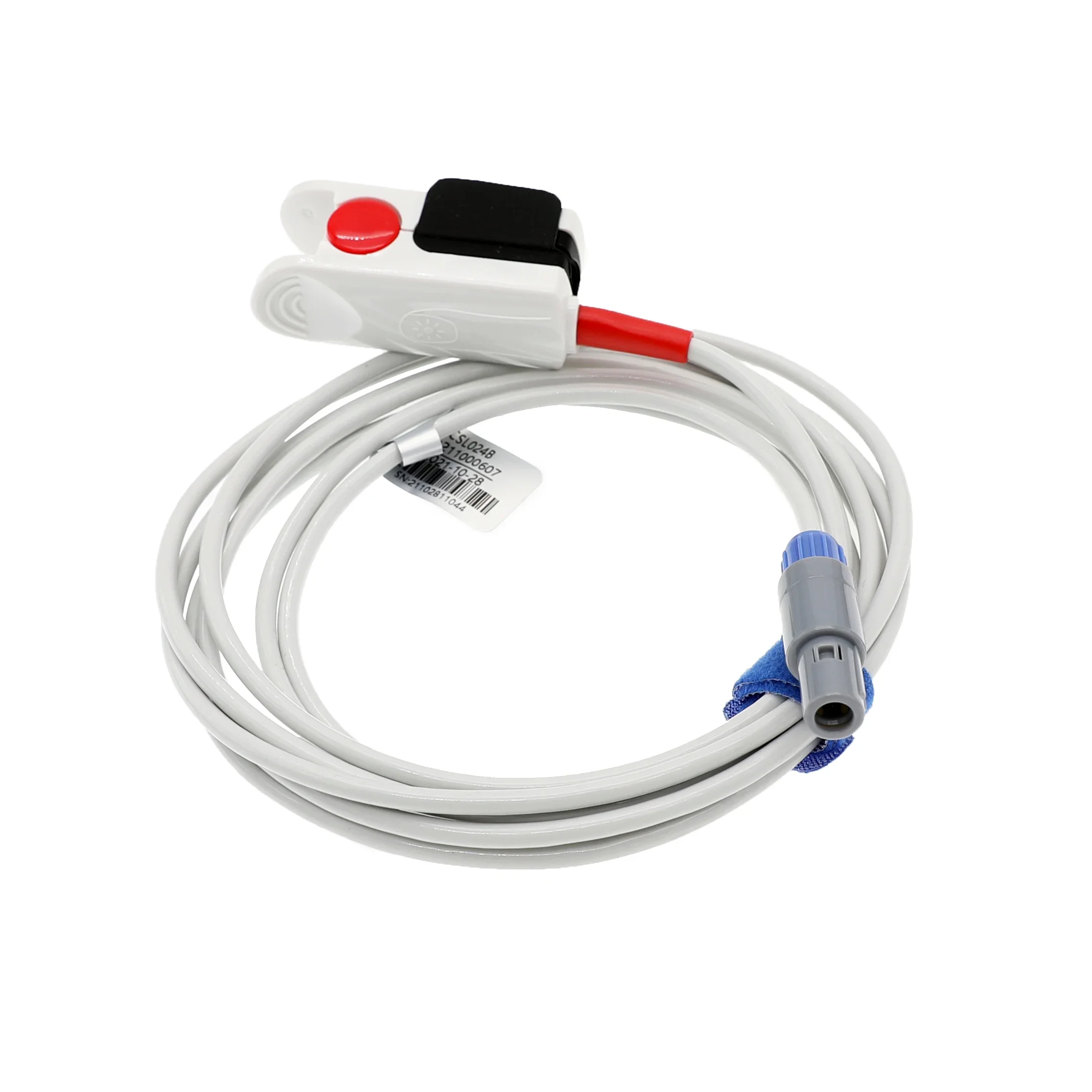 TPU Cable 6 Pin Neonate Reusable Spo2 Sensor Cable Pulse Rate Sensor