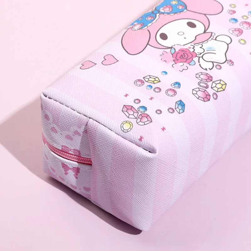 Astuccio per studenti Sanrio per ragazza donna Cinnamoroll Hello Kitty Kuromi Melody Storage Bag borsa cosmetica portatile impermeabile