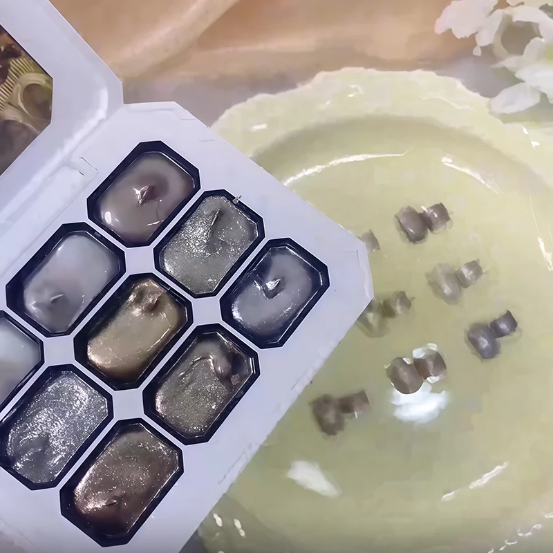 9-color solid pat glue nail polish nail oil glue flash crushing diamond glue durable nail art creation decoration tool DIY