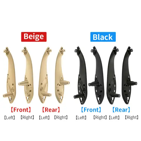 자동차 내부 문짝 핸들 트림 풀 그랩 패널 핸들 세트, BMW F30 F80 F31 F32 3 4 시리즈 2012-2018 51417279311, 4 개