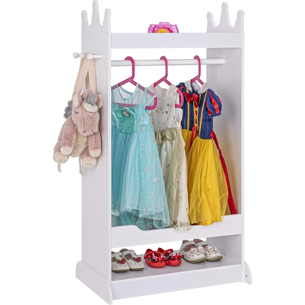 

Kid’s See and Store Dress-up Center, Costume Closet for Kids, Open Hanging Armoire Closet, Pretend Storage Kids, Costume Dr