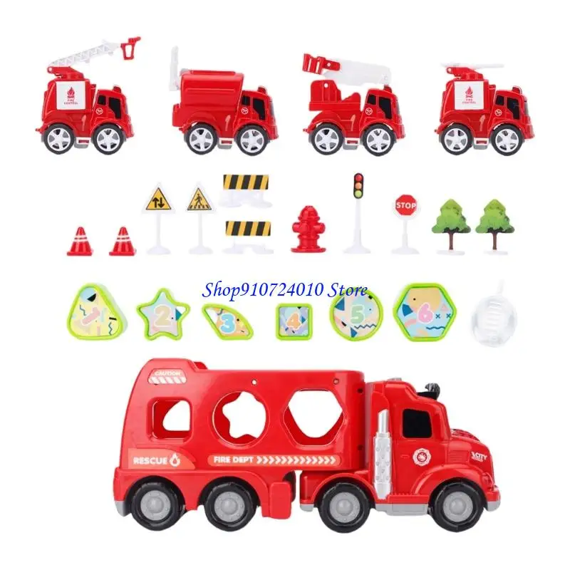 77HD Imagination Engineering Car Toy Fine Motor Skill Sorting Toy For Toddler