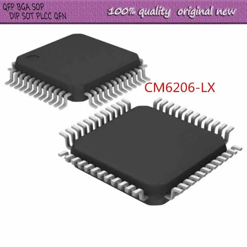 NEW    2PCS/LOT   CM6206-LX  CM6206-L  CM6206  QFP-48
