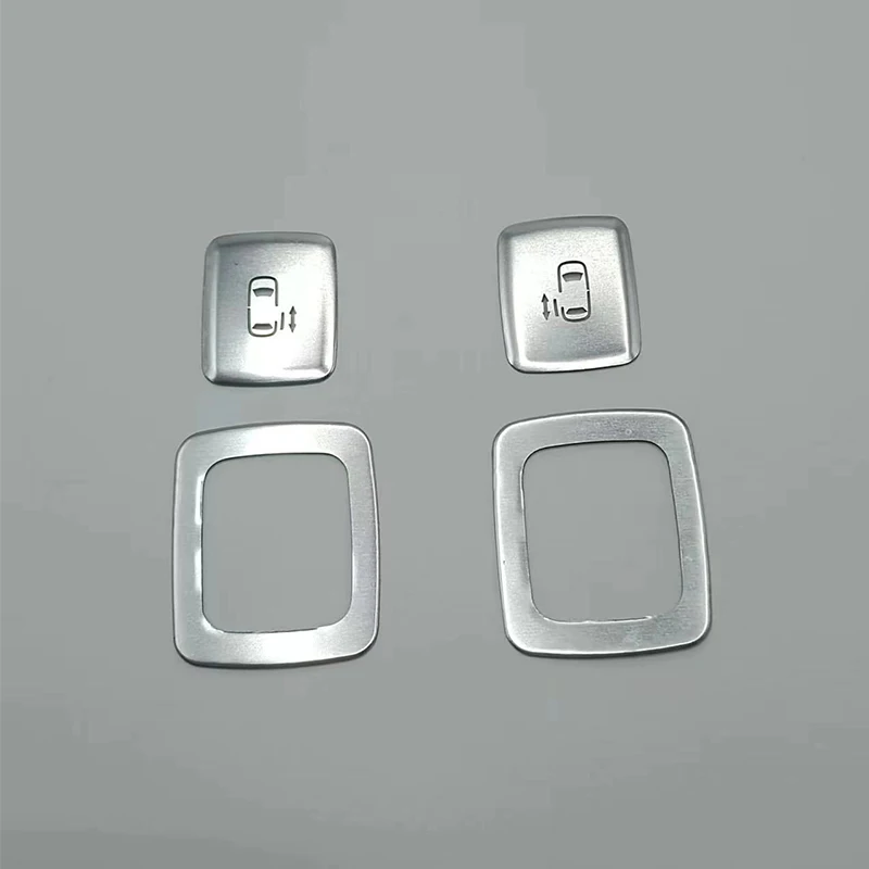 For Kia Carnival Sedona KA4 2021 2022 2023 2024 Middle door switch button aluminum alloy decorative patch interior