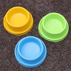 1pc Bowls Bowl Dog Cat Food Pet Feeding Ant Water Proof Feeder Anti Pet Puppy Dish Outdoor Drinking Stainless Dispenser Set Dogs