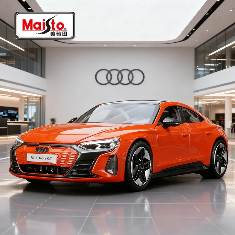 

Maisto 1:25 AUDI RS E-tron GT 2022, легкосплавный автомобиль, литье под давлением и игрушечный транспорт, модель автомобиля, миниатюрная масштабная модель автомобиля для детей