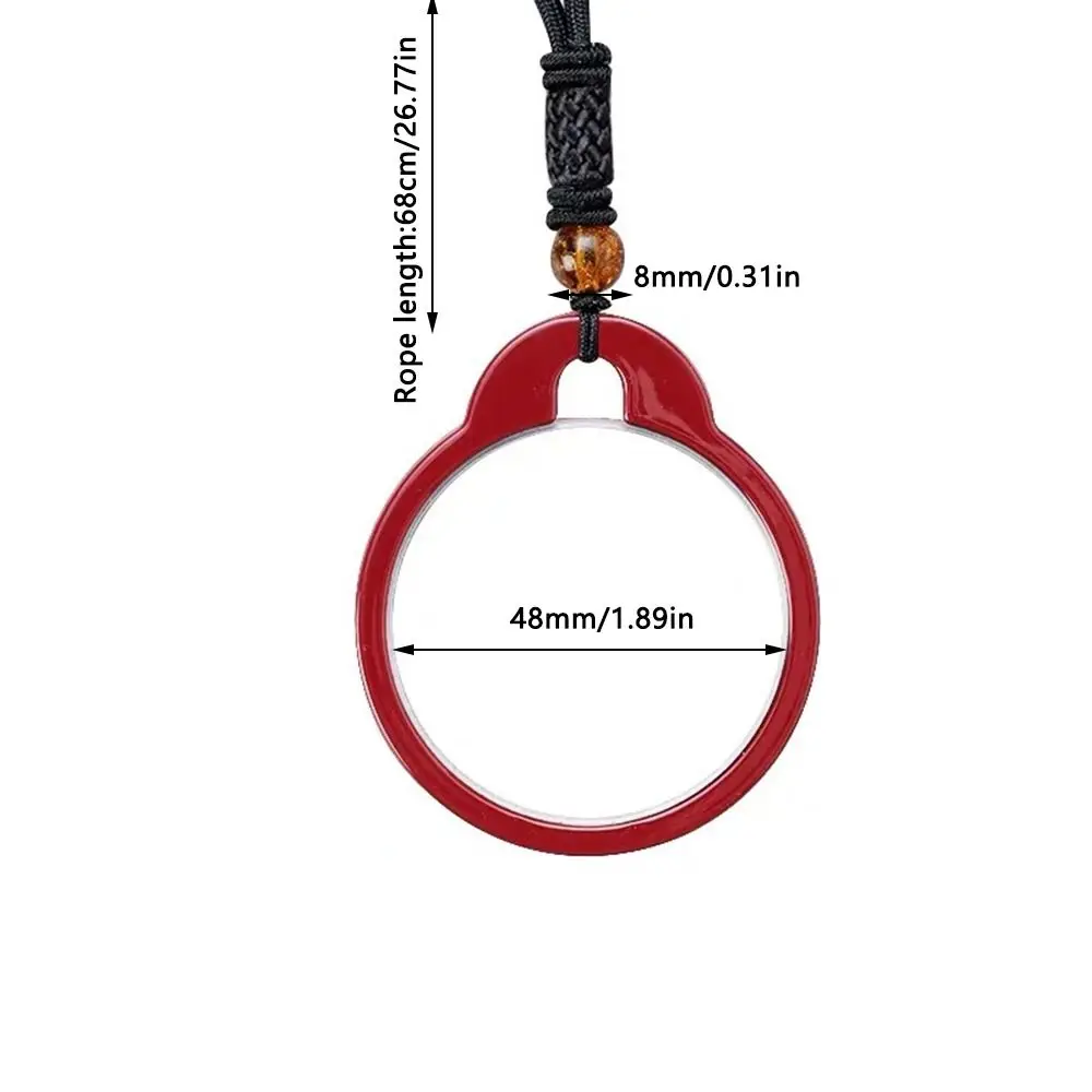 New Practical Decoration Necklace Reading Glasses Magnifier Pendant Creative Reading Glasses Reading Helper