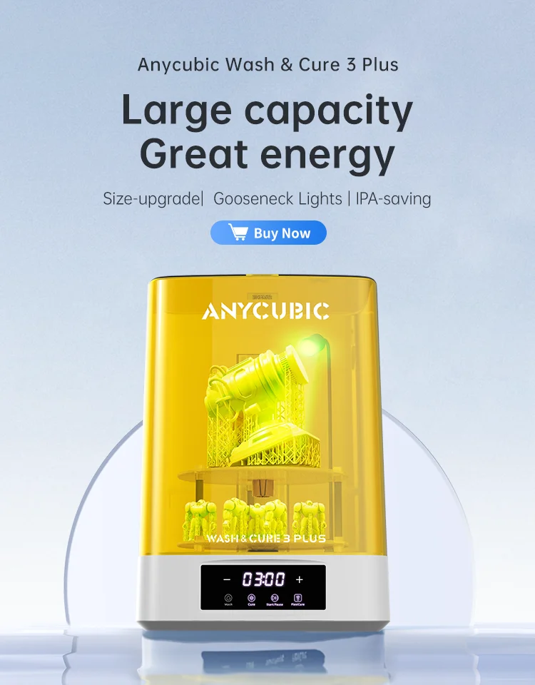 ANYCUBIC Photon P1 14K SLA LCD Resin 3D Printer With Wave Release Technology and Precision-Fitted Industrial-Grade Ball Screw