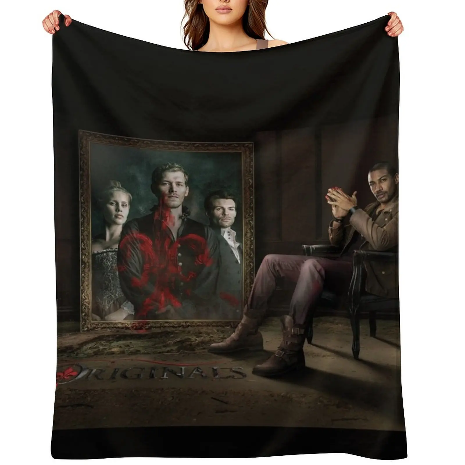 

The Originals Classical Picture Throw Blanket decorative christmas decoration Vintage warm winter Blankets