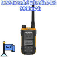 UV-12 For BAOFENG Handheld Walkie Talkie BF-UV12 High Power Dual Band Dual Display Two Way Radios Small FM Radio Type-C Charging