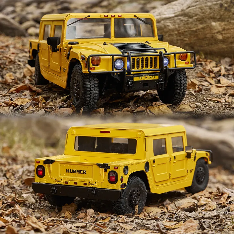 

Радиоуправляемая модель внедорожника FMS 1/12 Hummer H1 с переключением 2WD/4WD, регулировкой скорости, LED-подсветкой, для хобби и бездорожья