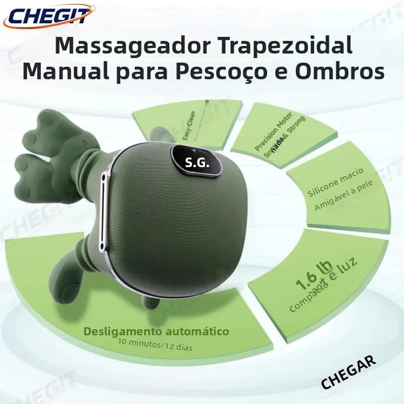 電気バイオニックネックショルダーマッサージャー、加熱機能付き背中用、3段階モード、揉みほぐし筋肉療法枕、首、腰、脚、体のリラックスに