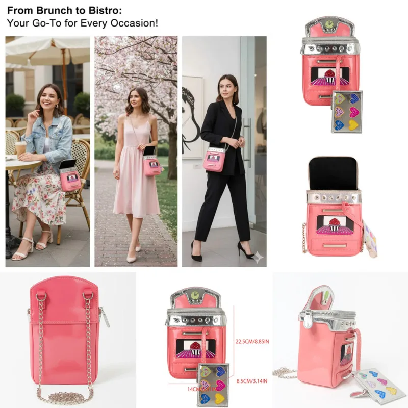 

Женские сумки Y2K, цилиндрическая сумка через плечо Itabag, модная милая круглая сумка на плечо для девочек, модный кошелек, повседневные подарки для прогулок, новинка