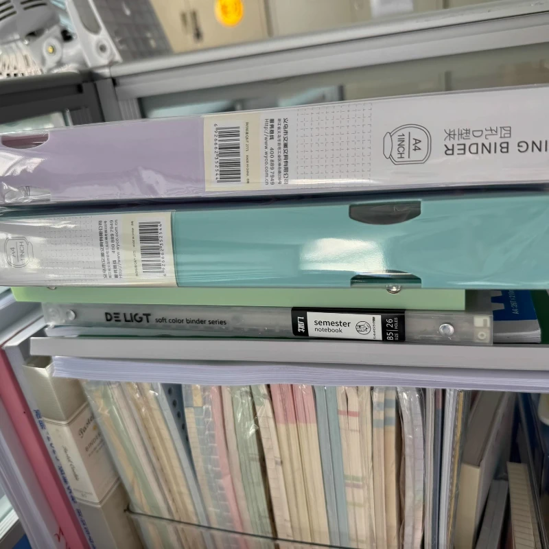 Macaron A4 Водонепроницаемая папка с 4 отверстиями: письменный стол для дисплея, канцелярские принадлежности для офиса, школы, полезные