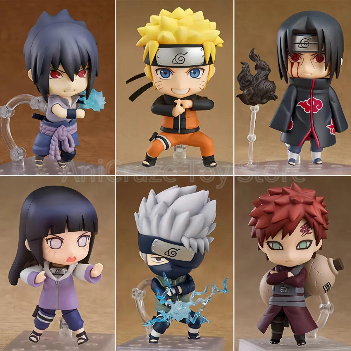 

Naruto Anime Figure Uzumaki Naruto Sasuke Itachi Kakashi Obito Sakura Madara Action Movable Model Figures Collection NTR Toys