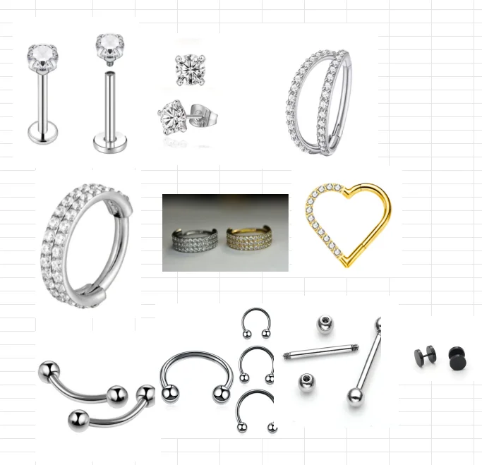 

Customized nose ring link Earring Silver Body Piercing Jewelry Dream High Hengke Brand