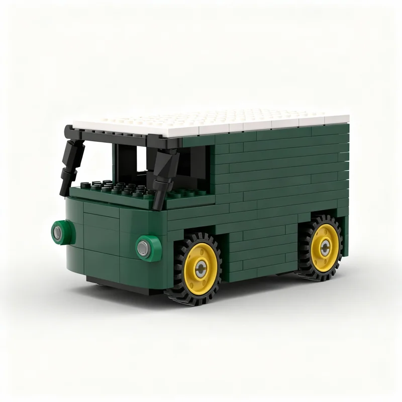 215 peças MOC City Champions Citroen TUB Blocos de Montar de Construção, Brinquedos de Montagem, Presentes de Natal, Ideia DIY, Tijolo Educacional