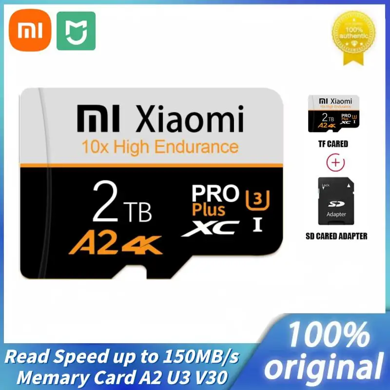 Xiaomi Mijia High Speed Memory Cards 256GB Micro TF/SD Card 1TB SD Memory Card 128GB SD Card 2TB For Steam Deck