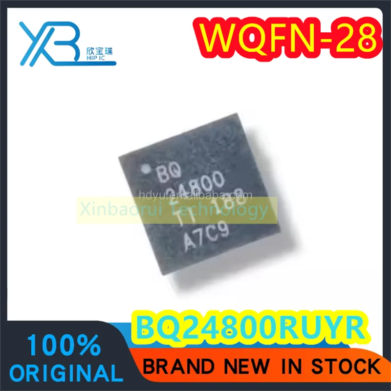 (5/20pieces) BQ24800RUYR Parts logo BQ24800 WQFN28 Battery Management Chip IC Original Electronics Brand New in stock