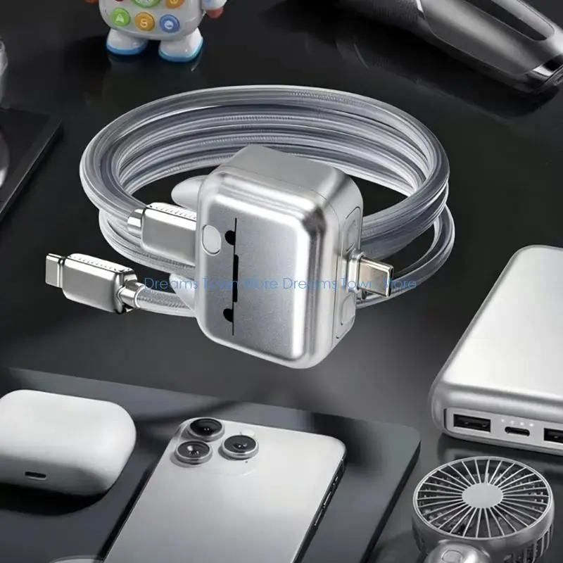 HX6A Fully Charged Separator 140W Type C Intelligent Auto Disconnect Charging Adapter