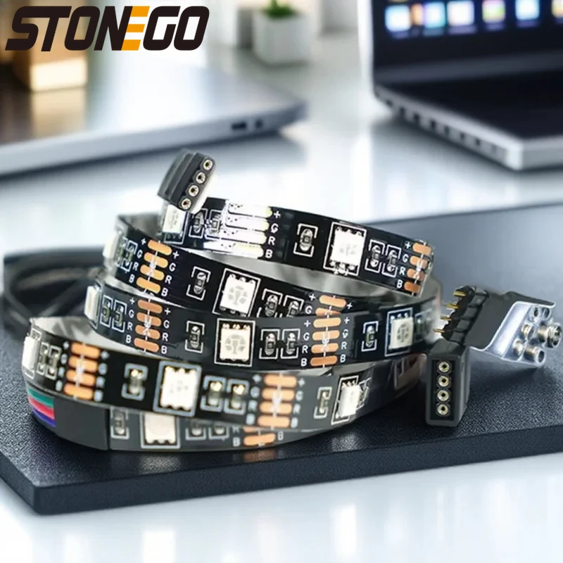 

Водонепроницаемая светодиодная лента Bluetooth RGB с 24 клавишами управления, фоновая подсветка, 7 цветов, USB-управление для рекламных светильников